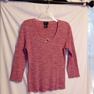 RQT Woman's medium pullover sweater,scoop neckline